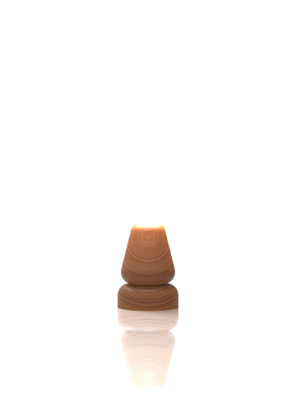 sangath - teak wood table lamp by advit design lab