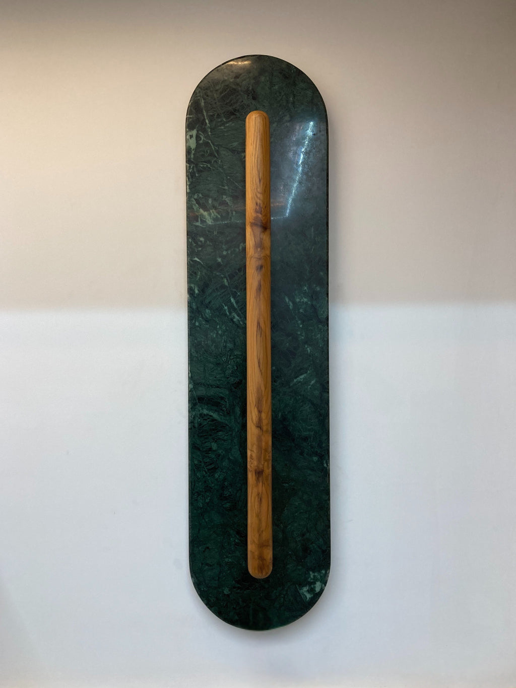 Vanas Wall Lamp by Advit Design Lab - Indian Green marble and teak wood