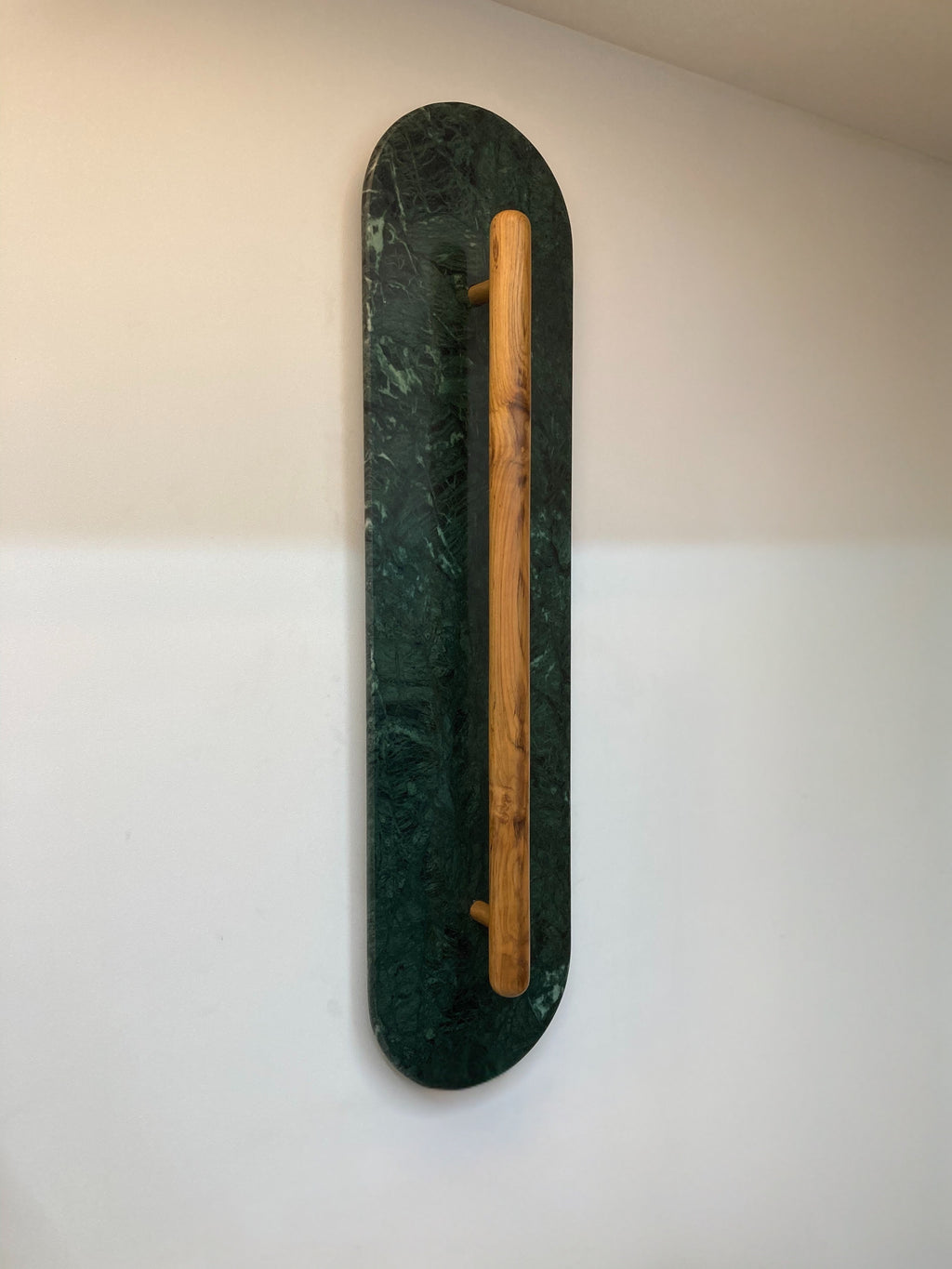 vanas - wall lamp by advit design lab - made from marble and wood